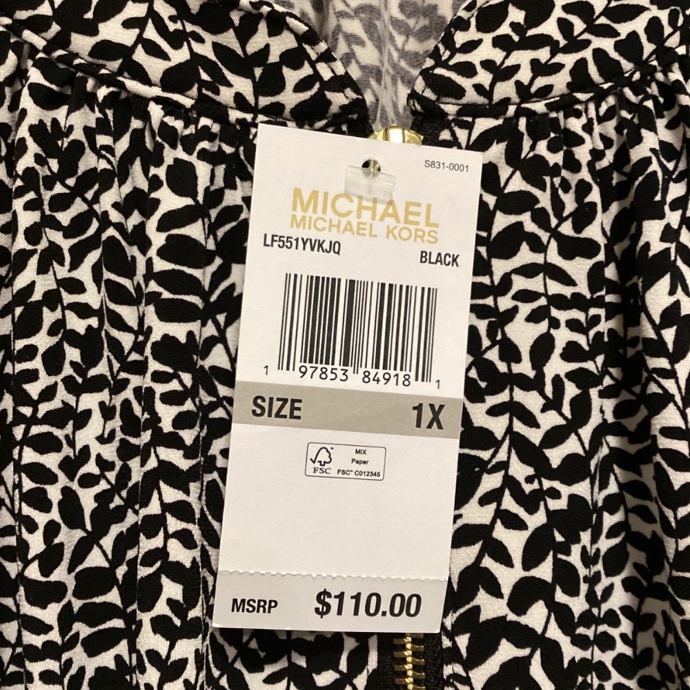 Michael Michael Kors women’s plus size blouse - Picture 11 of 14